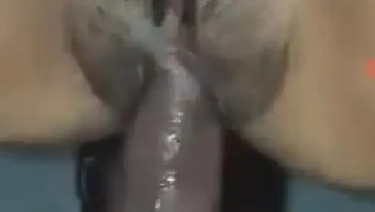 She is squirting so many time she's giggling her body for the sensation she got from  my dick