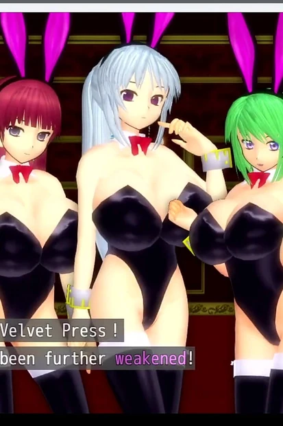 Girl Beats Hero 3 0,05 Bunny Girls