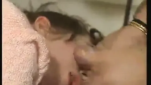 father double fucking his cute girlfriend with his friend