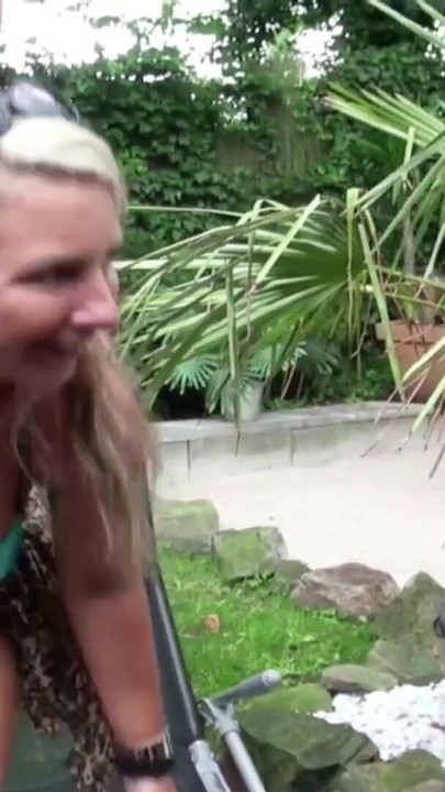 Thrilling moment from "YOUNG BOY SEDUCE GERMAN MOTHER TO FUCK IN FRONT FRIENDS"
