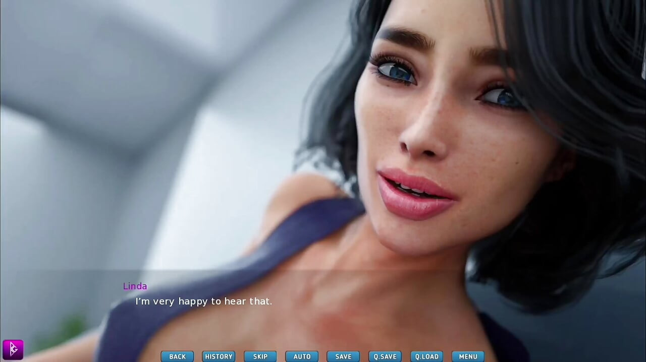 Sexy schoonheid kust haar crush en laat hem klaarkomen - gameplay