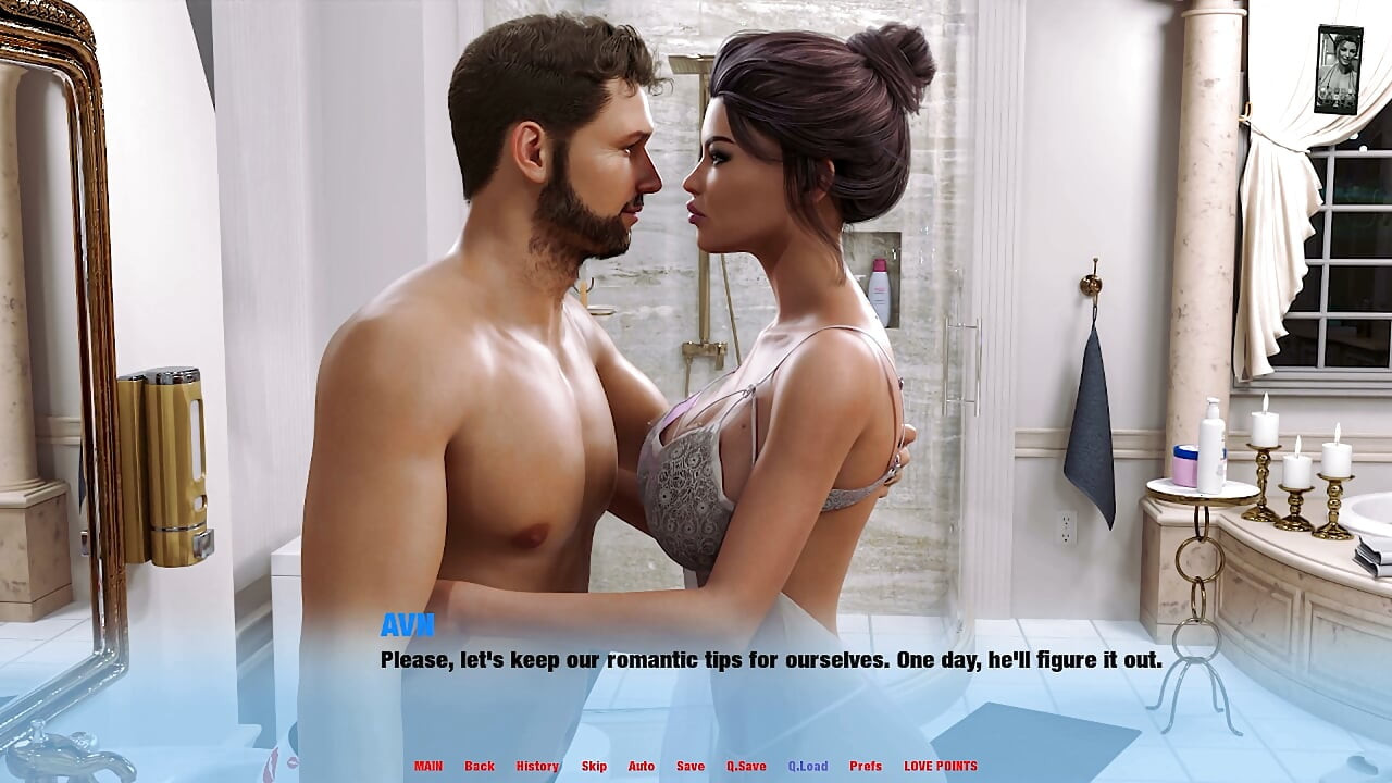 Alternative Worlds 4 - Wife Treats Husband with the Best Blowjob in the Bathroom