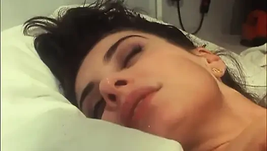 Sexy lesbians threesome party
