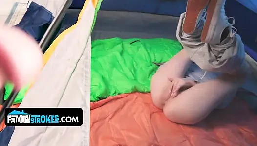 Stepdad Reconnects With Stepdaughter Mercedes Mac On A Camping Trip Gone Wild