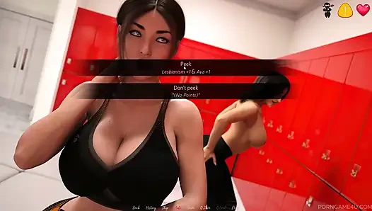 Жаждущая Милфа Соблазняет Замужнюю Подругу В Раздевалке Спортзала - The Office - Часть 4 - Damaged Coda - От Porn Game 4u