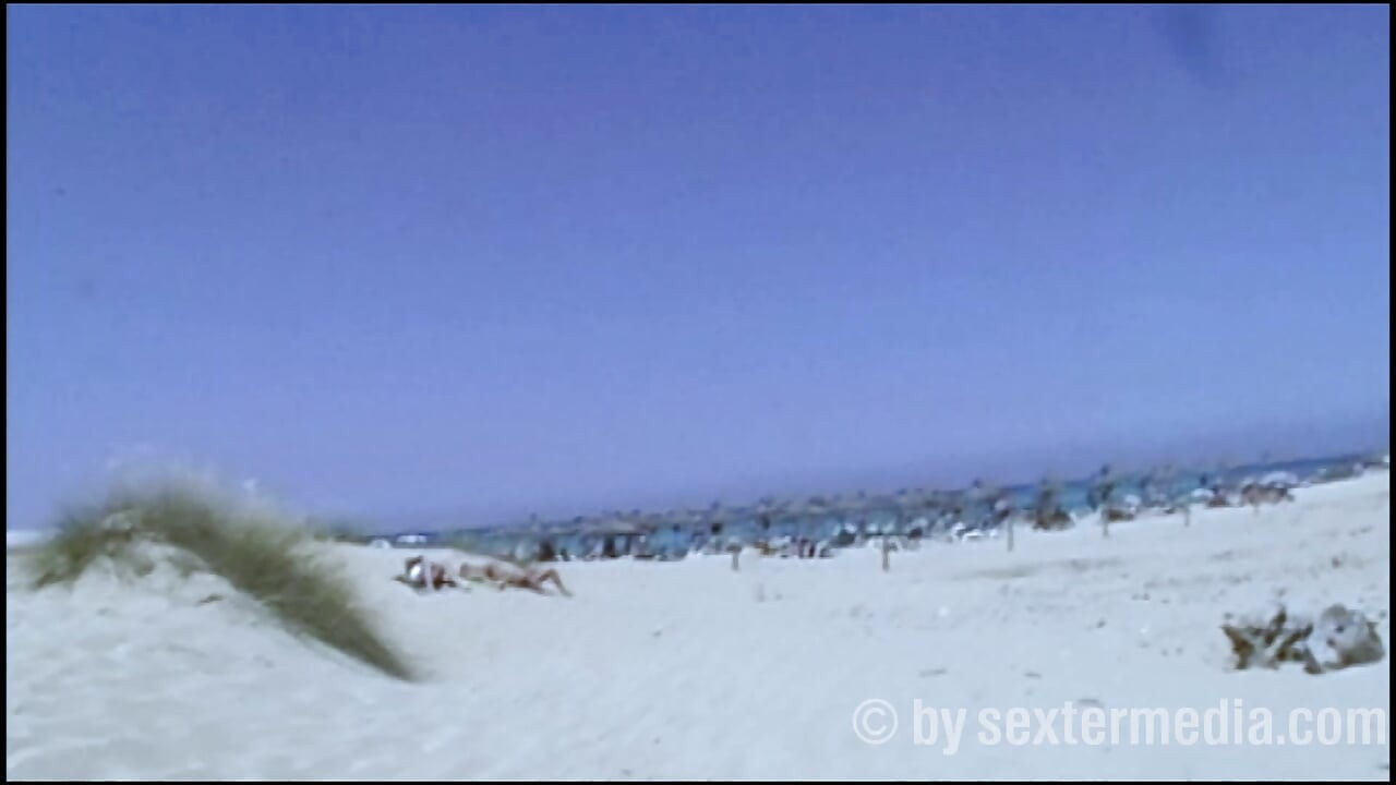 Beach Sluts Fuck with Three Girls