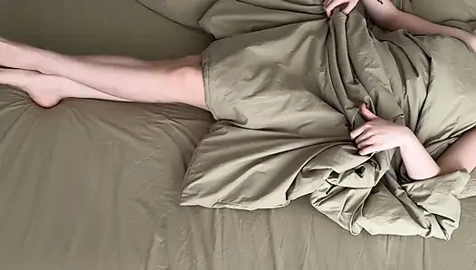 Stepsis Teases & Seduces Stepbro into Hot Morning Sex with Creampie