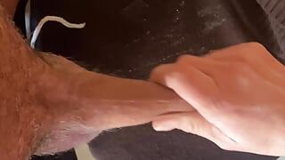 HANDJOB WITH CUM IN A JERSEY THAT TRAVELS TOO FAR FOR A FOLLOWER