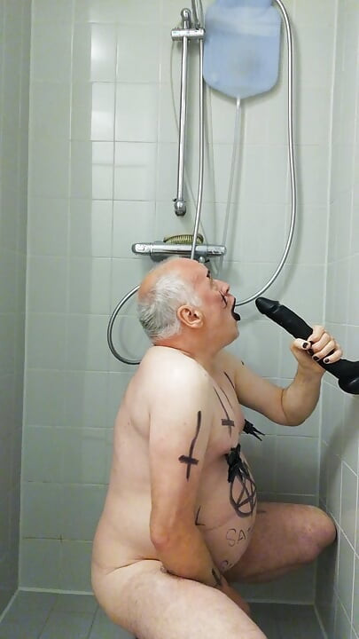 Satan Slave Takes A Delicious Urine Enema part 3
