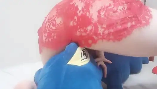 Perfekter Arsch Und Muschi Reiten Dinosour, so Sexy Süß