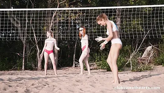 Sensationeller strand-volleyball 3