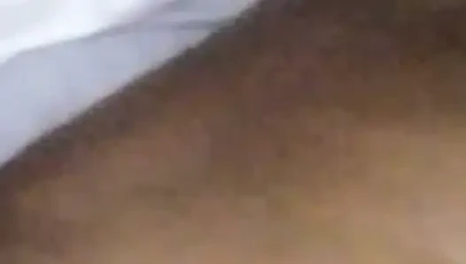 Romantic Indian girl in bed at night