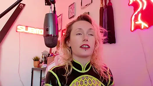 Kadın egemenliği ritüeli itaatkar itaat ve kontrol