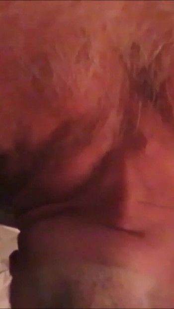 Emotional moment from "Crotchonfire gags a silver daddy stud on the ginger root"