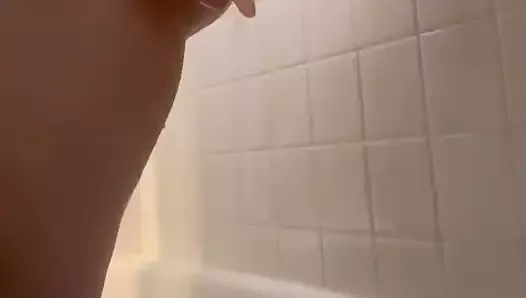 Shower masturbation