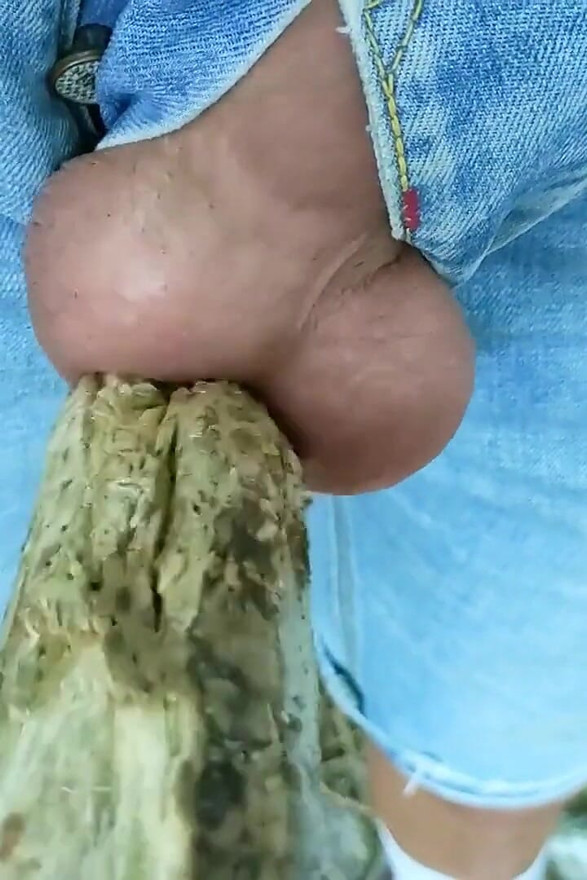 Compilation Squeezing, Punching and Rubbing Twinks Hanging Balls Out of Jeans with Different Things