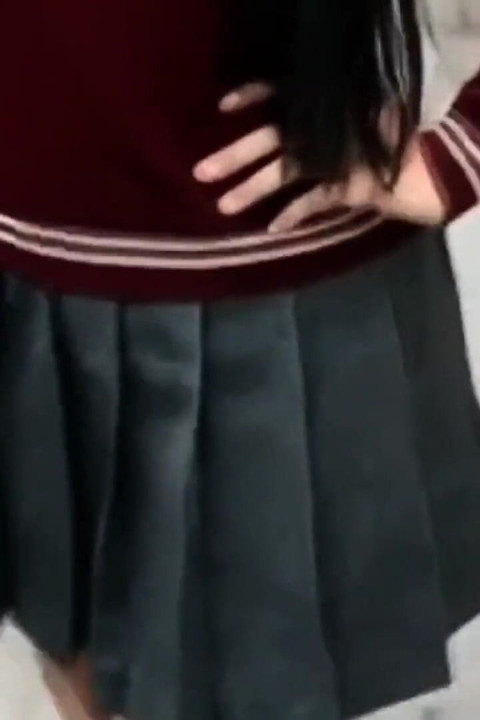 18-year-old Schoolgirl in School Uniform Gets Fucked by Her Neighbor!!