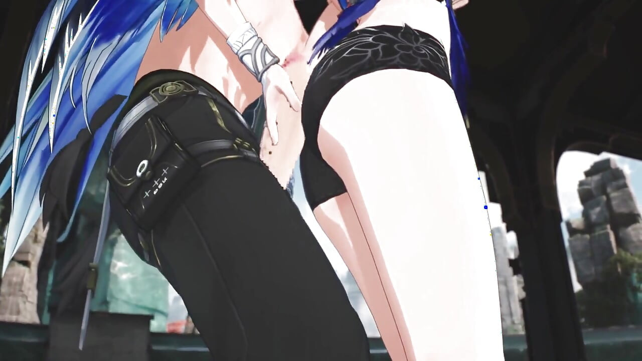 嵐が波 - ヤンヤンとローバーの親密なセックスシーン - 3D変態アニメーション