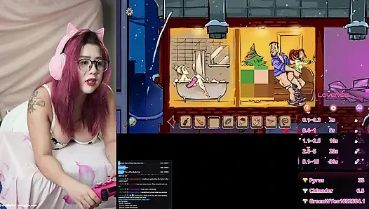 MEINE FANS VERSOHLEN UND FICKEN MEINEN ARSCH, WÄHREND ICH EIN HINTERN-SPIEL AUF STREAM SPIELE