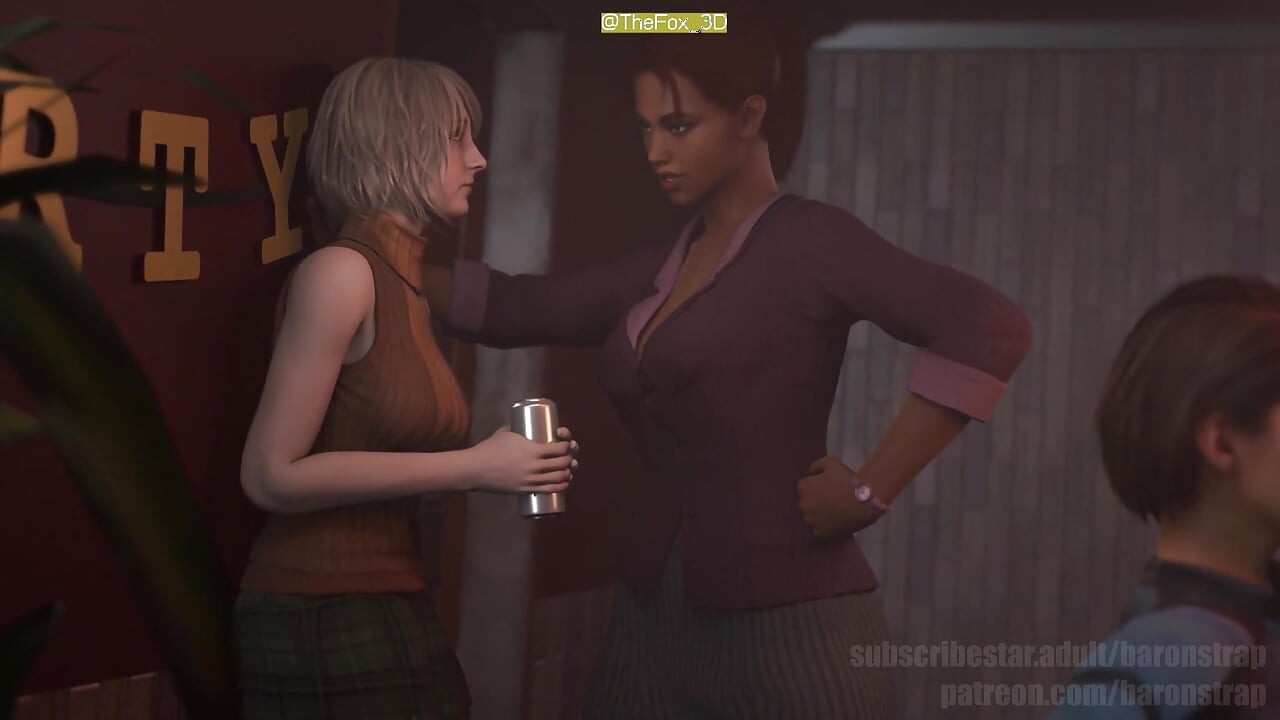 Resident Evil - Întâlnirea lui Ashley și Sheva de la BaronStrap WM Animation 3D Hentai Sound