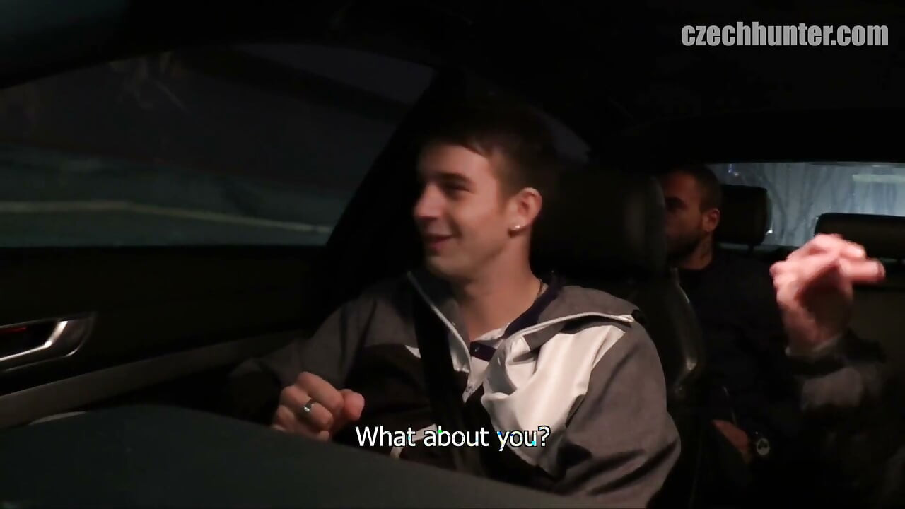 Czech Hunter - Gas Station Hitch-hiker Gets Convincing Offer From Czech Hunter Before Hardcore Scene