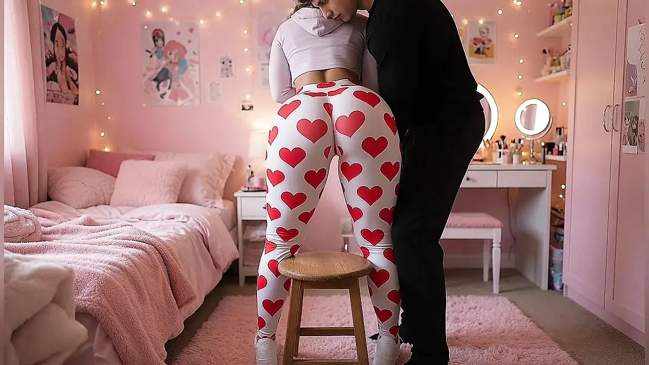 Uncle Pressing His Petite Big Ass Niece on the Chair