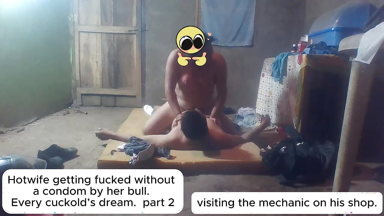 Hotwife getting fucked without a condom by her bull. Every cuckold's dream. part 2.