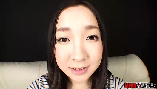 Субъективный! Насладись опытом бойфренда с Niina Fujii! Ее язык, слюна и внутри ее рта