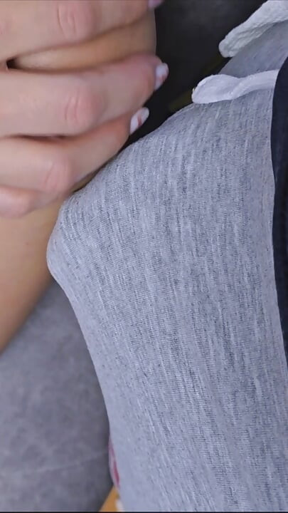 Forbidden Touch On Public! Shameless Stranger Touch Her With His Dick on Crowded Bus and Ejaculate Under Her Skirt