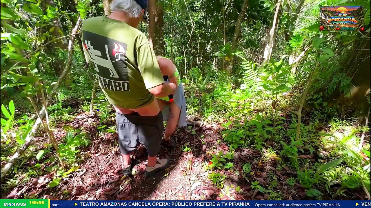 Brazilian Jungle TV Keeps Interrupting a Real Mature Couple