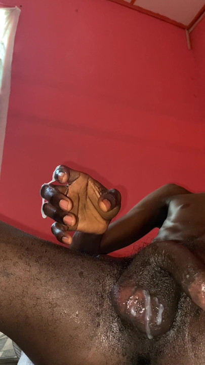 Thrilling moment from "Black cock cumming hard"