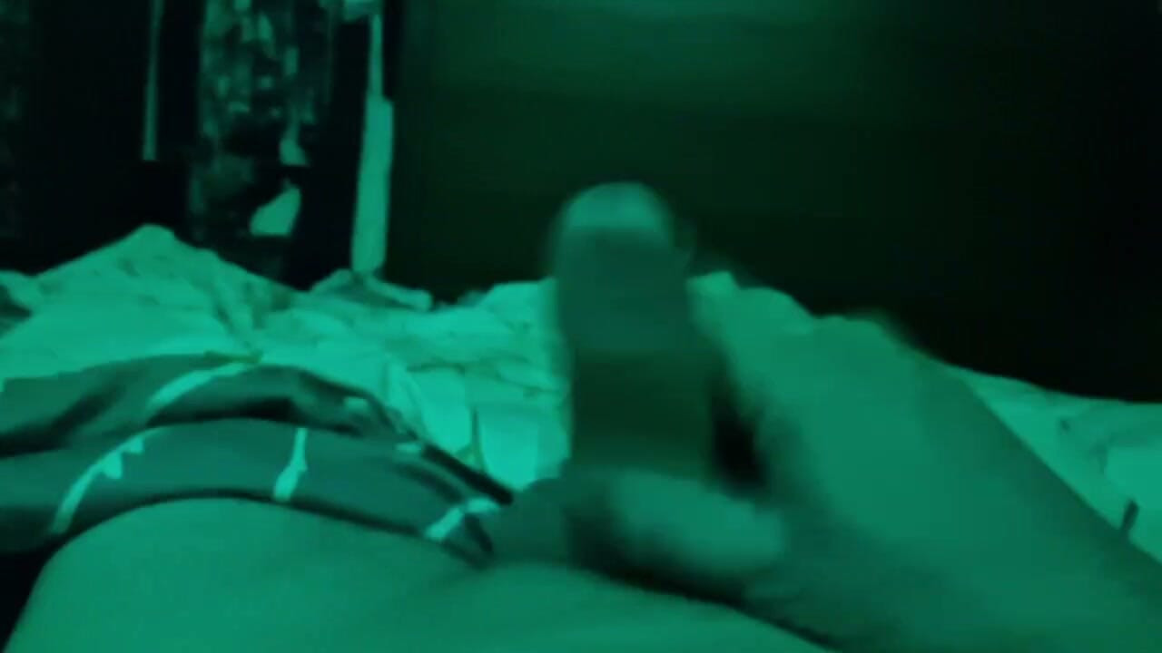 Jerked off in bed