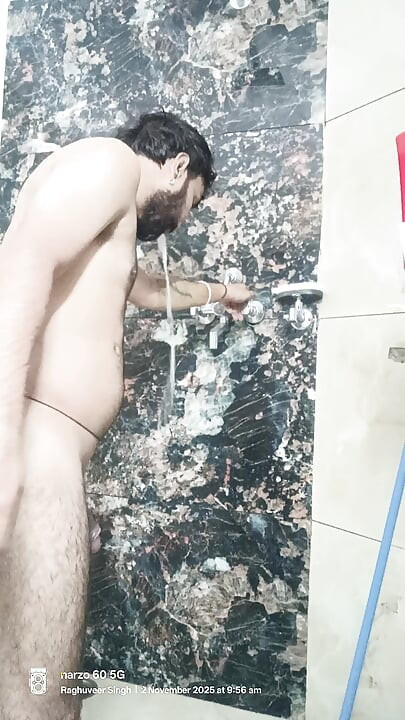 Indian desi man enjoy penis enlargement massage