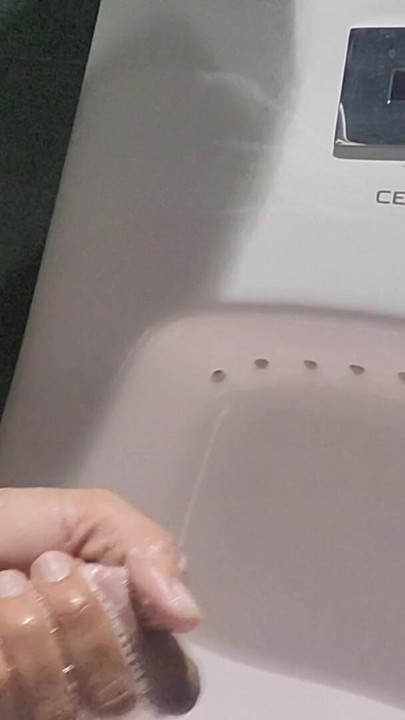 Horny Office Worker Sneaks into Washroom to Masturbate After a Long Day | Clip 1