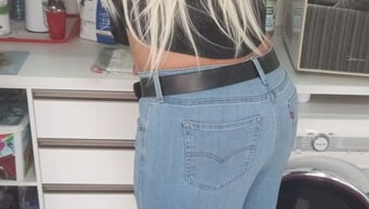 Mon cul sexy en jean et bikini