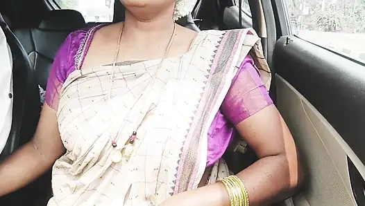 Telugu Stepmom Log Drive with Stepson Gor Sex Telugu Dirty Talks.