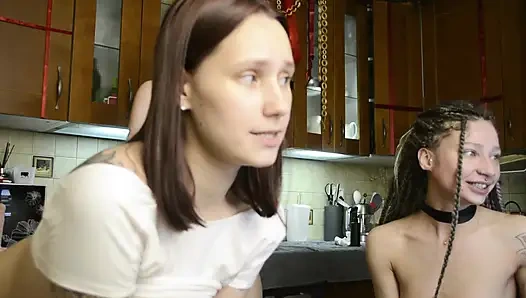 A trio of depraved bitches are having fun again and recording on camera for daddy and his new mistress