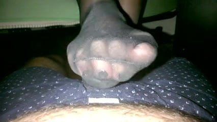 Kondom footjob