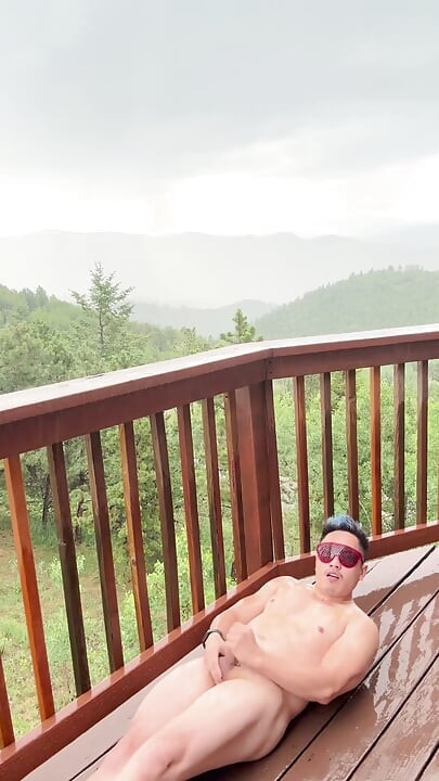 Mountain Storm Stud: Rain-soaked Asian Muscle Sensation