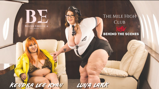 Kendra Lee Ryan y Luna Lark detrás de escena con blush erotica