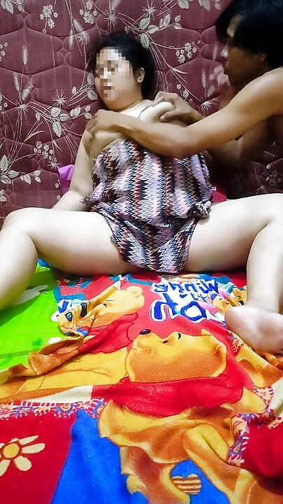 Showing off Her Sexy Body. by Wearing Lingerie. in Front of a Foreign Man.
