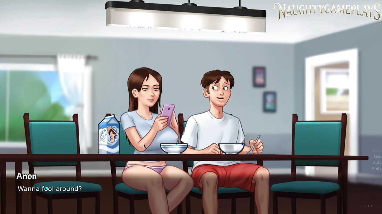 อาหารเช้ากลายเป็นเย็ดน้ําแตกบนตูดเธอ - Summertime Saga 43 โดย DarkCookie - เกม 3 มิติ