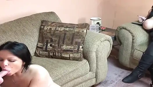 Horny Brunette MILF Gets Pussy Eaten and Fucked Hard