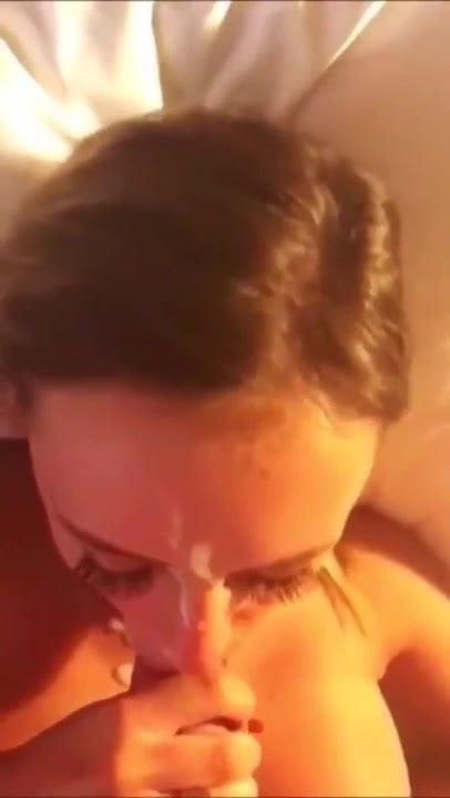 Cum on face