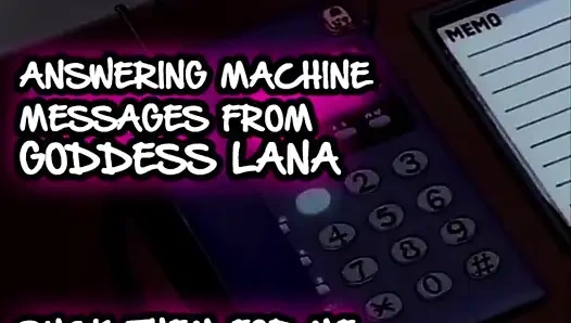 ТОЛЬКО АУДИО - ответ на сообщения машины от богини Ланы, сосет их все