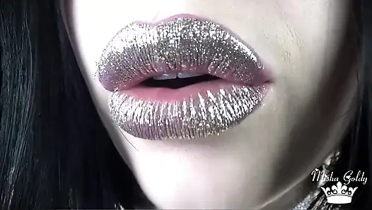 Büyük parlak dudaklarım için pop: boşalma geri sayım!