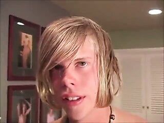 Porn casting young blond boy
