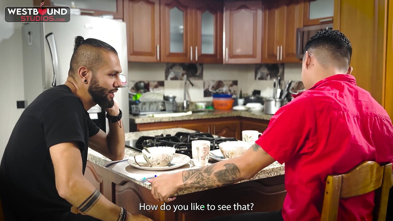Horny MILF Valentina Tejada Fucked in the Kitchen by Her Stepson’s Best Friend