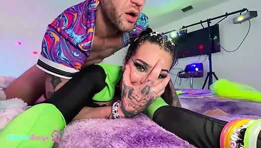 Lani Rivers Ditches Her Crew For Brian's Bassline And Takes His Cock!