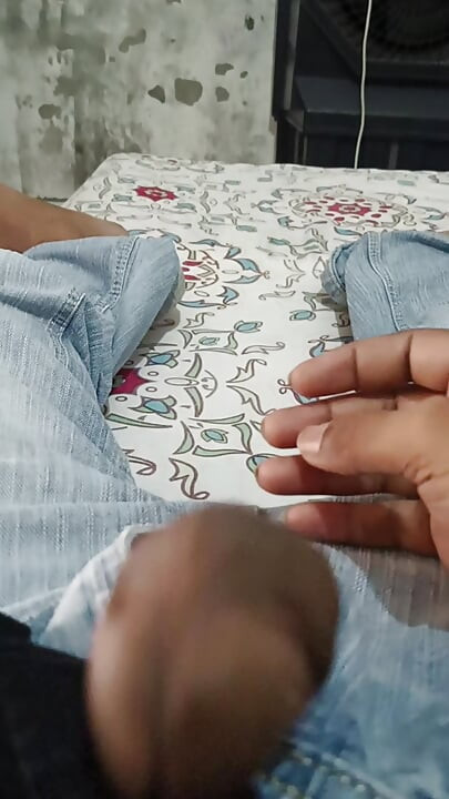 A Young boy with tight dick it's so scary when he doing mastrubation at home